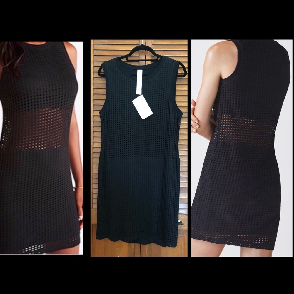 NEW Fabletics Bryce Dress Black Large